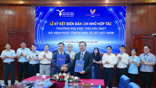 Trường Đại học Thủ Dầu Một ký kết hợp tác phát triển đào tạo, nghiên cứu kinh tế số